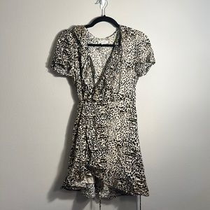 Leopard Print Mini Dress